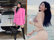 Đời sống Showbiz - Hot girl quê Quảng Bình gợi cảm bên siêu xe Ferrari khiến fan nam “mất tập trung”