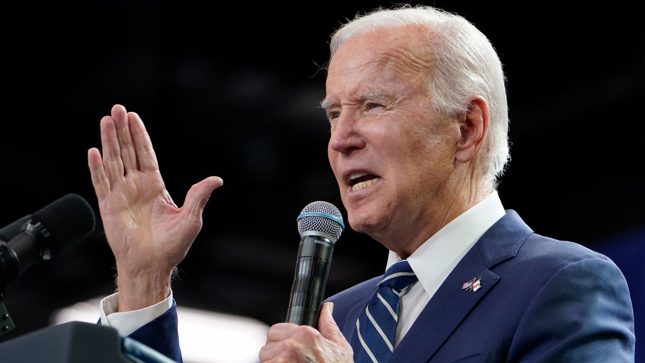 Tổng thống Mỹ Joe Biden có bài phát biểu vào ngày 27/10/2022.