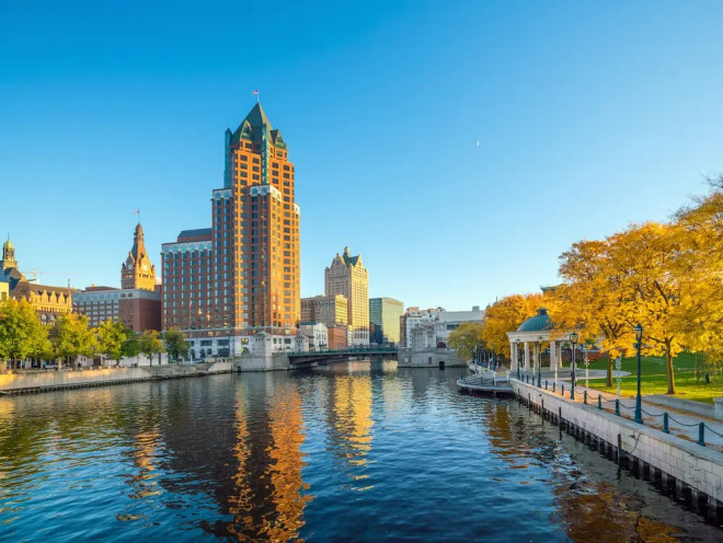 Vẻ đẹp hiện đại, nên thơ của thành phố Milwaukee. Ảnh: Insider.