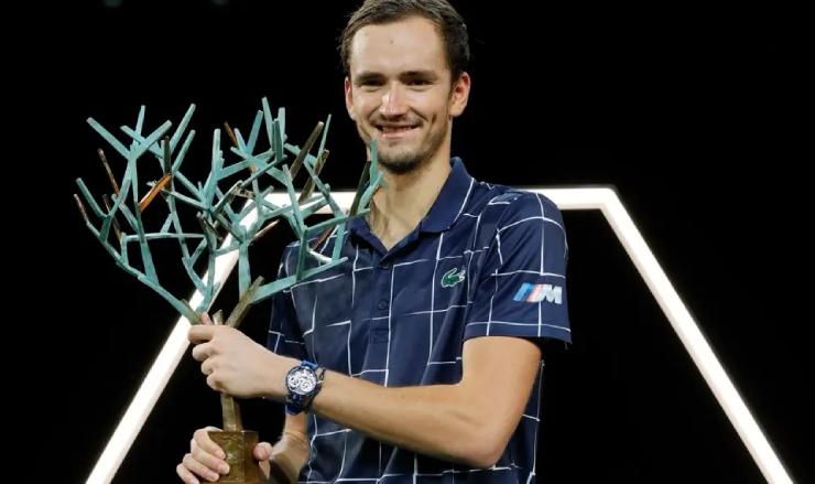 Medvedev từng đăng quang Paris Masters 2020