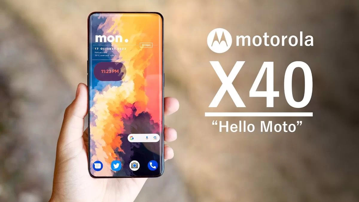 Ảnh concept Motorola Moto Edge X40.