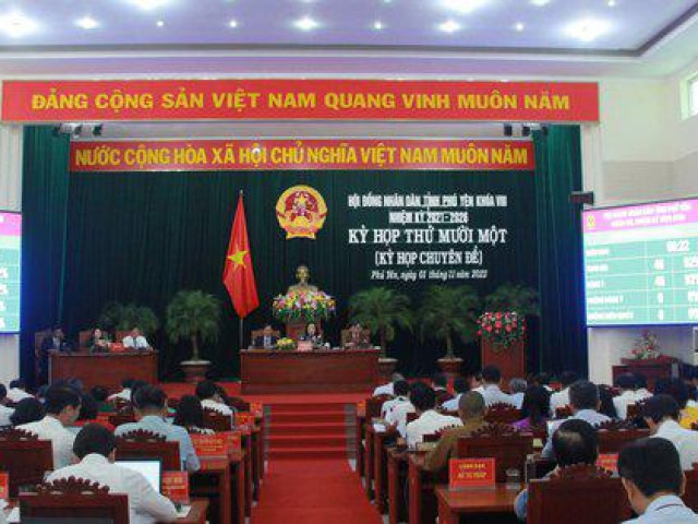 Miễn nhiệm chủ tịch UBND tỉnh Phú Yên