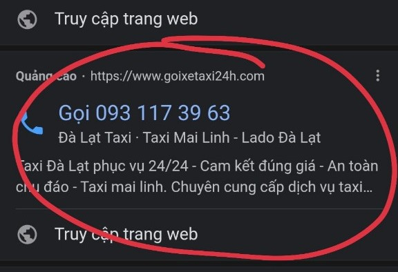 Nhóm đối tượng giả mạo các hãng taxi ở Lâm Đồng để đón chở khách, tính tiền giá cao.