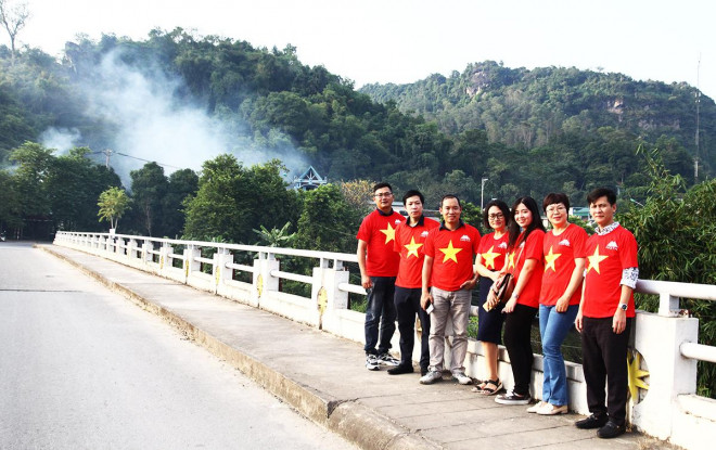 Cầu Gạc Đì - điểm đầu của con đường Hạnh Phúc (phường Quang Trung, thành phố Hà Giang). Ảnh TITC