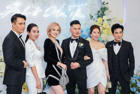 Quang Hà, Việt Anh bất ngờ làm phù rể, MC tại đám cưới “hot nhất Vịnh Bắc Bộ”