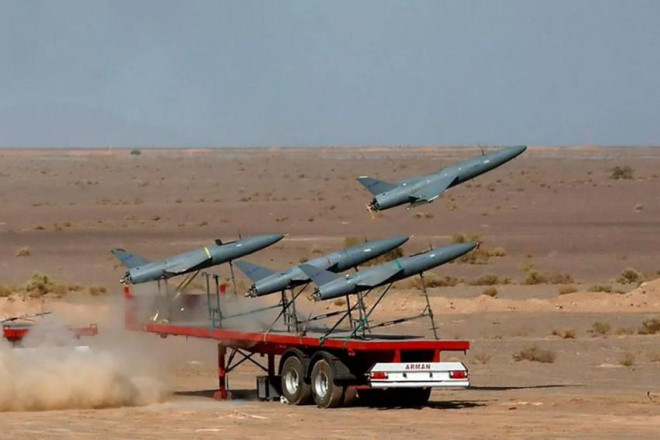 UAV Arash-2 của Iran. Ảnh: The EurAsian Times