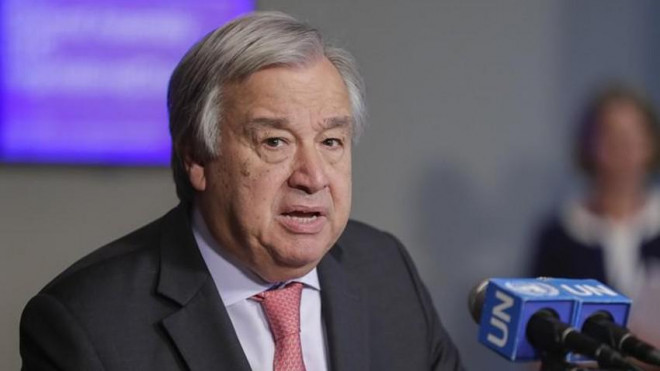 Tổng thư ký Liên Hợp Quốc Antonio Guterres. Ảnh: GETTY IMAGES