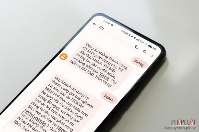 Cách đăng ký nhận 180 GB 4G miễn phí. Ảnh: MINH HOÀNG