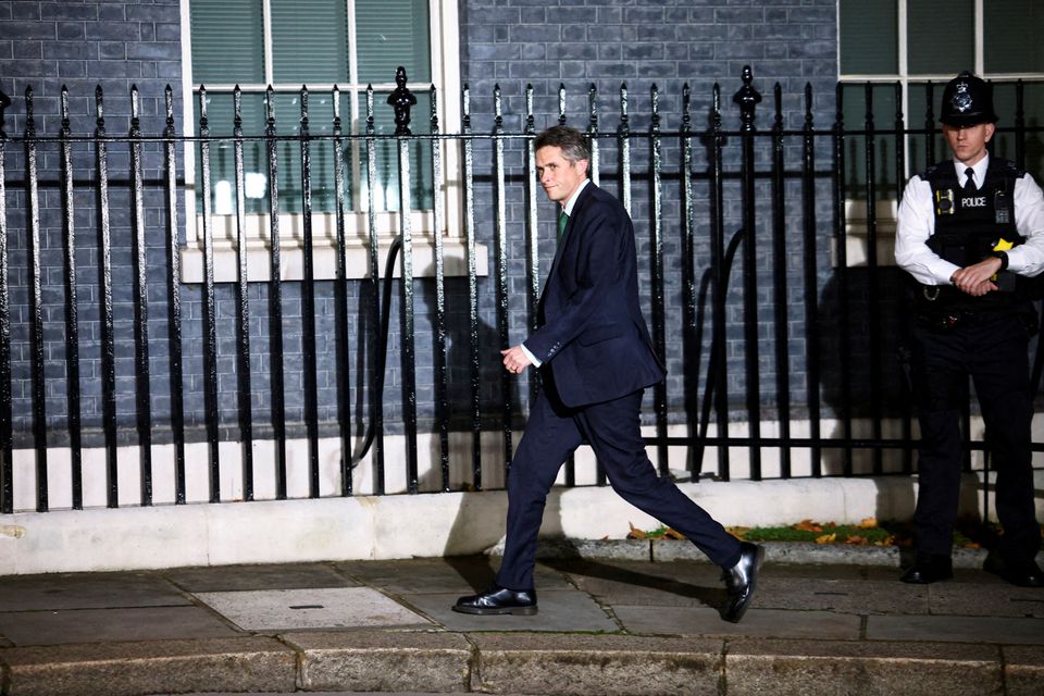 Cựu Bộ trưởng Văn phòng Nội các Anh Gavin Williamson (ảnh: Reuters)