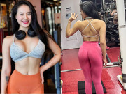 Thể thao - Hot girl Kim Kha vòng ba 98cm, giảm 14kg có thân hình đẹp nhờ Gym