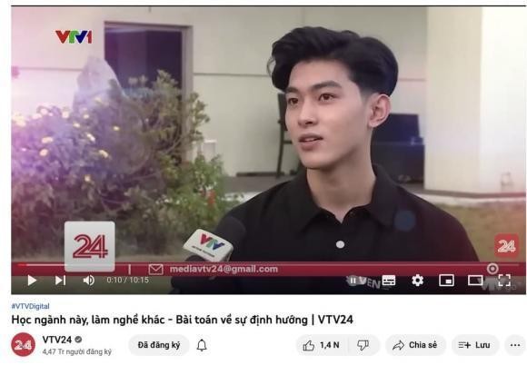 Nhan sắc đời thường của &#34;nam thần&#34; 2K3 trên bản tin VTV liệu có đẹp như lúc lên sóng? - 1