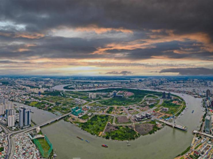 Ấn tượng những cây cầu vượt sông Sài Gòn qua góc máy flycam