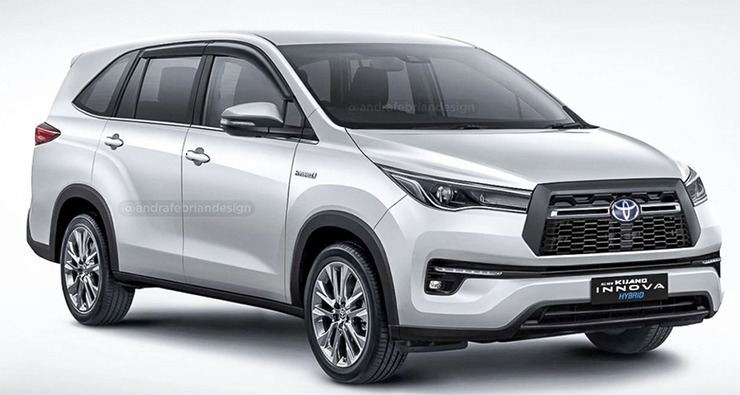 Bản dựng đồ họa&nbsp;Toyota Innova 2023 của Andra Febrian Design