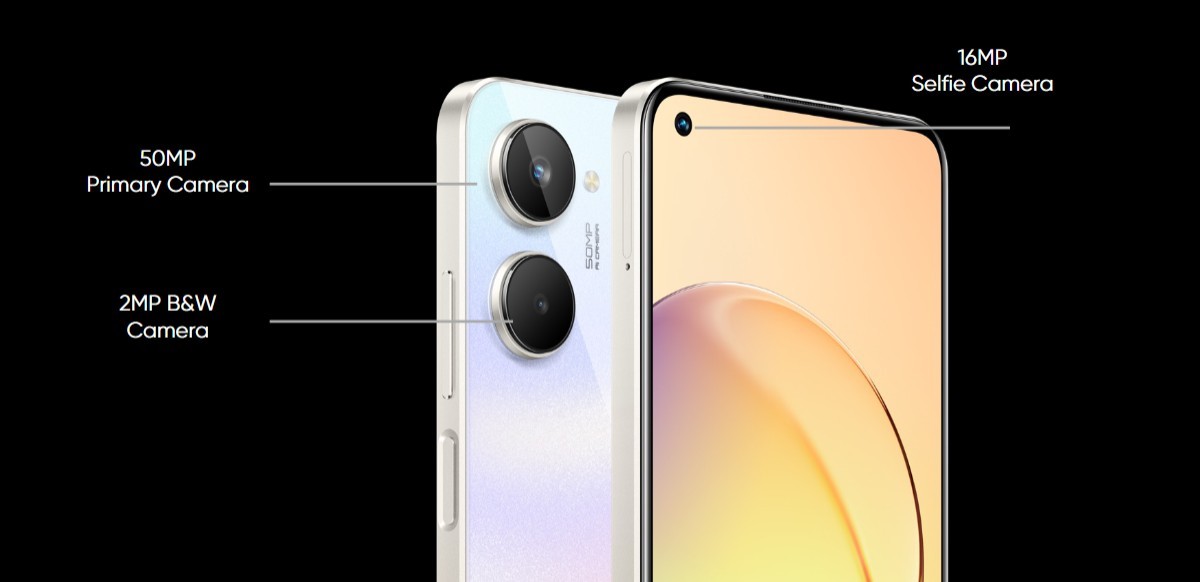 Realme 10&nbsp;chỉ có camera sau kép.