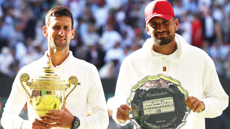 Nick Kyrgios chưa quên mối hận thua ngược Novak Djokovic ở chung kết Wimbledon năm nay