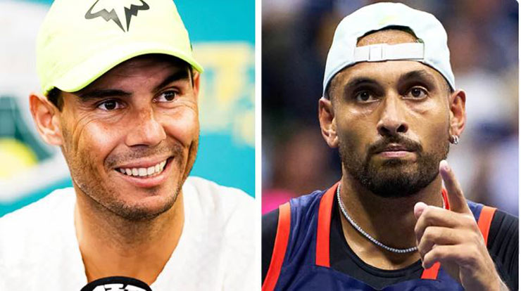 Kết quả bốc thăm chia bảng United Cup 2023 khiến Rafael Nadal và Nick Kyrgios sớm chạm trán nhau khi Tây Ban Nha và Australia nằm chung bảng D