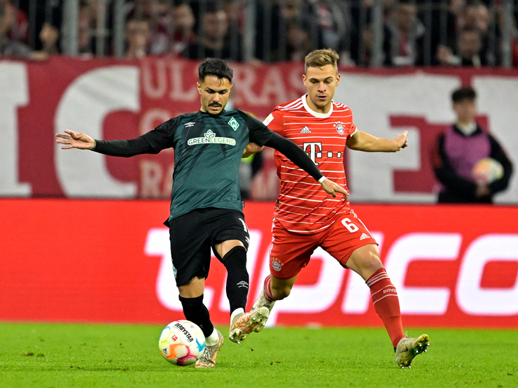 Video bóng đá Bayern Munich - Werder Bremen: ”Cơn mưa” bàn thắng, vùi dập đối thủ (Bundesliga)