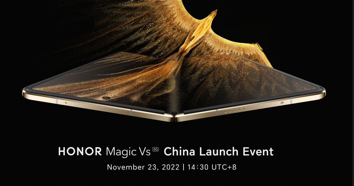 Chiếc smartphone màn hình gập&nbsp;Honor Magic Vs sẽ ra mắt trong tháng này, cạnh tranh với Galaxy Z Fold 4.