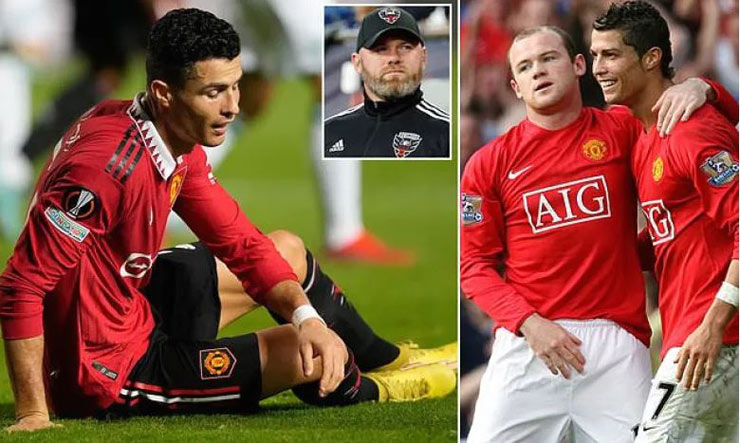 Ronaldo bị người đồng đội cũ Rooney cà khịa