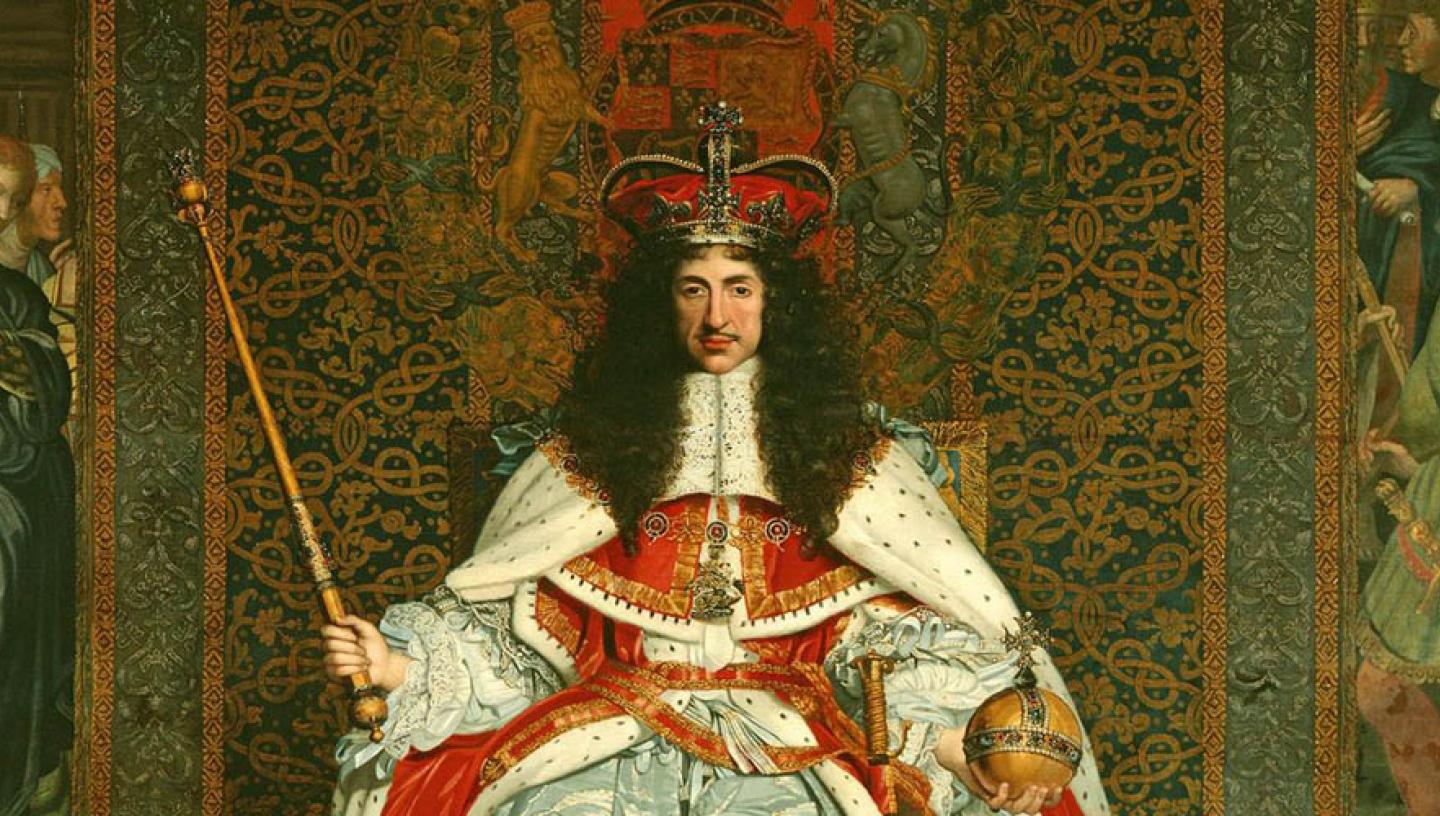 Chân dung vua Anh Charles II (tranh: Worldhistory)