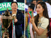 Bóng đá - Bầu Hiển, Hoa hậu Đỗ Mỹ Linh vui mừng nâng cúp vô địch V-League