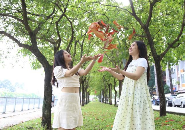 New check-in point of Saigon youth: Rows of sesame buds change their leaves to bold autumn colors - 12