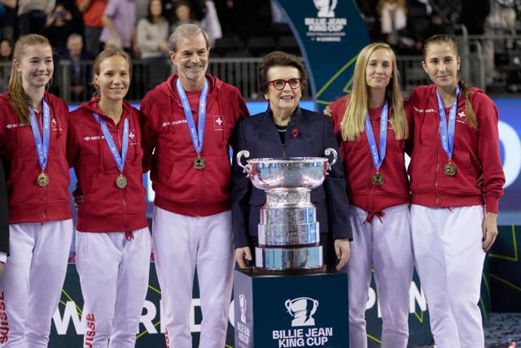 ĐT nữ Thụy Sĩ vô địch Billie Jean King Cup 2022