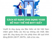 Công nghệ thông tin - Infographic: Cách sử dụng VssID để thay thế thẻ BHYT giấy