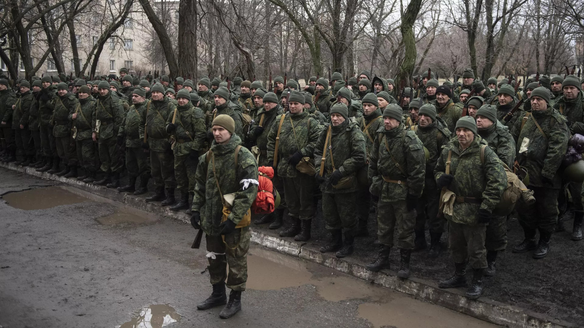 Lực lượng dự bị Nga được huy động (ảnh: RIA Novosti)