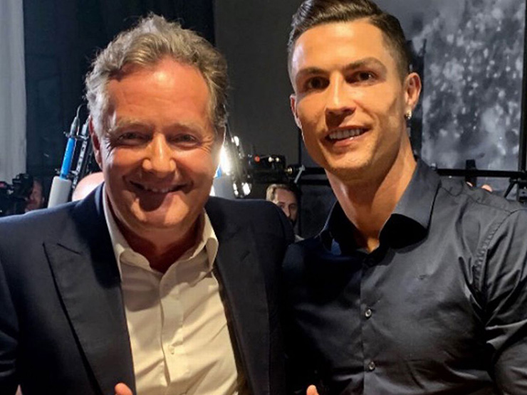 Nhà báo&nbsp;Piers Morgan có mối quan hệ tốt với Ronaldo