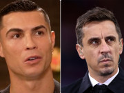 Bóng đá - Tin mới nhất bóng đá tối 15/11: Huyền thoại MU Neville lên tiếng đáp trả Ronaldo