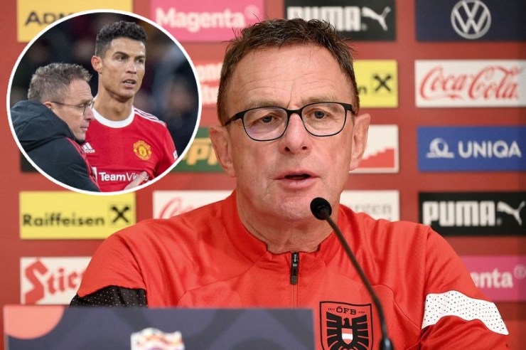 HLV Rangnick phớt lờ những phát ngôn của Ronaldo nhắm vào mình