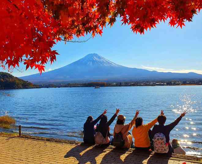 Phú Sĩ là nguồn cảm hứng nghệ thuật của nhiều người. Ảnh: Trần Đào Thái, japanallpass.