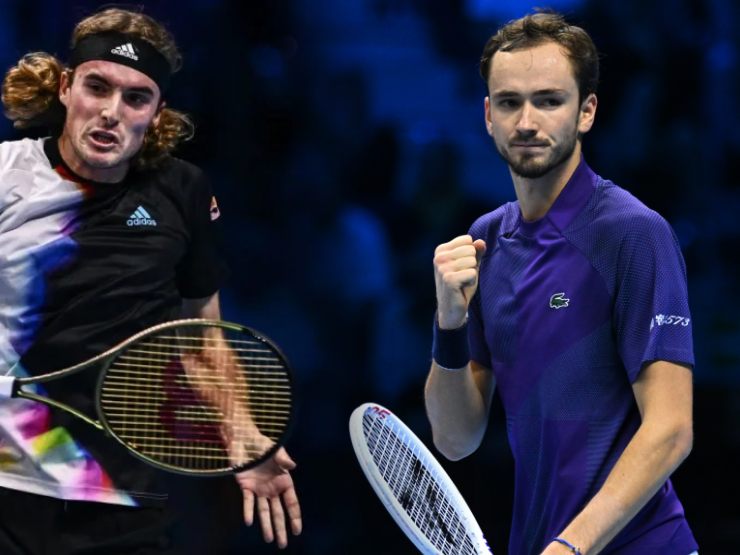 Video tennis Tsitsipas - Medvedev: Nghẹt thở loạt tie break tỷ số 13-11 (ATP Finals)