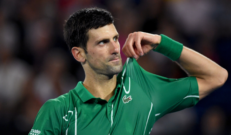 Djokovic phải vỗ tay tán dương sau cú đánh tuyệt vời của Rublev