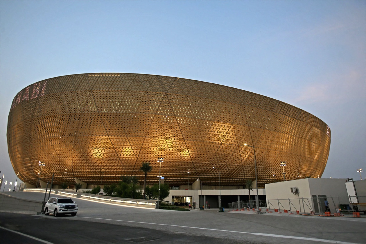 Lusail là sân vận động lớn nhất ở Qatar.
