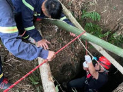 Pháp luật - Phát hiện bộ xương người dưới hang sâu, có bao tải xương động vật