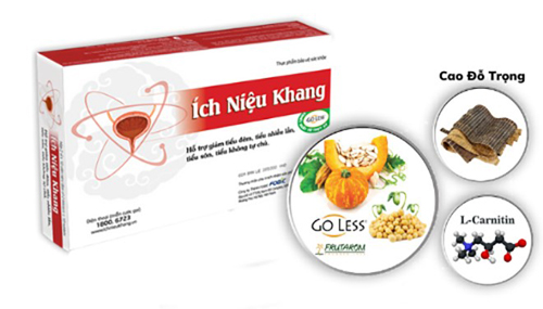 Ích Niệu Khang với thành phần chứa Go-Less, Cao đỗ trọng và L-Carnitine&nbsp;