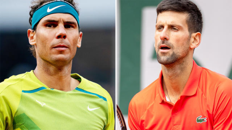 Nadal (trái) cảm thấy vui khi Djokovic được dự Australian Open 2022