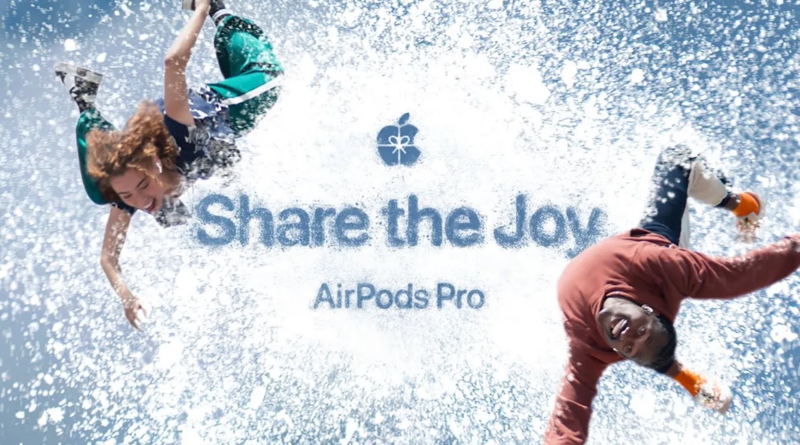 Hình ảnh từ video quảng cáo tai nghe&nbsp;AirPods Pro.