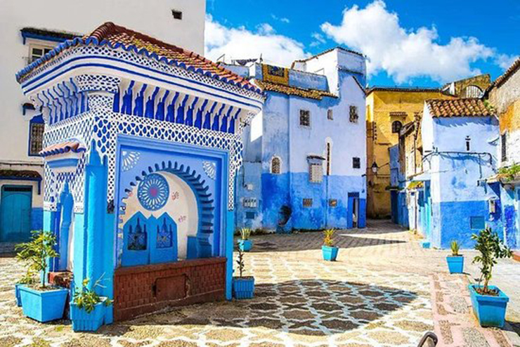Thành phố màu xanh đầy mê hoặc, nổi tiếng bậc nhất Maroc - 5