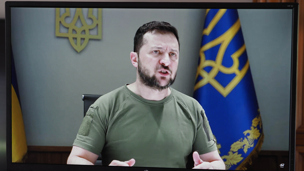 Tổng thống Ukraine Volodymyr Zelensky.