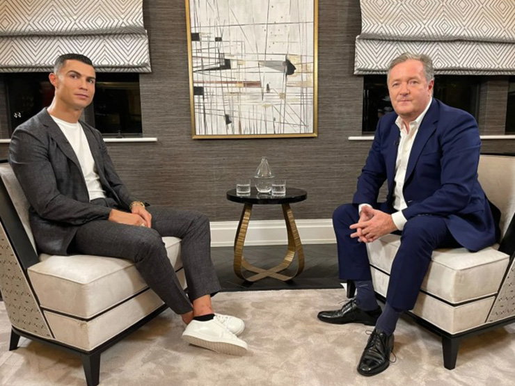 Ronaldo "gây bão" dư luận với buổi trò chuyện cùng nhà báo&nbsp;Piers Morgan