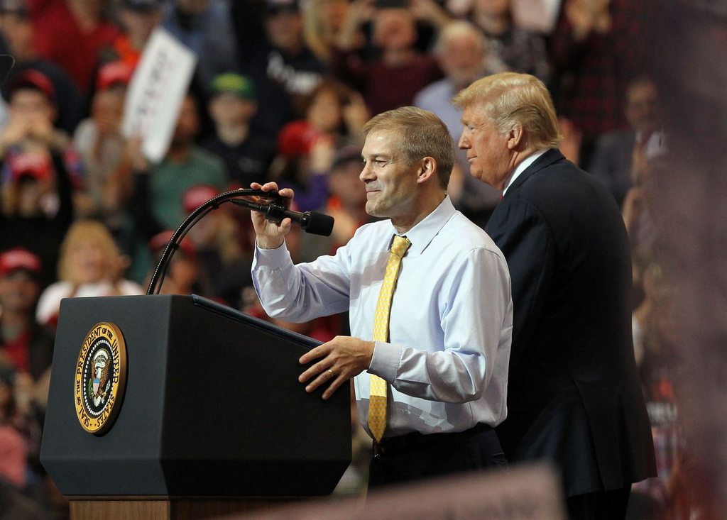 Hạ nghị sĩ Jim Jordan, đồng minh của ông Donald Trump trong đảng Cộng hòa (ảnh: Reuters)