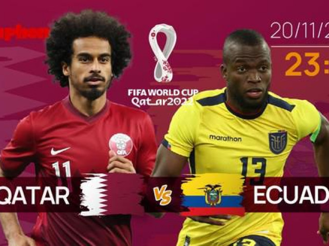 World Cup 2022: Tương quan trận đấu Qatar - Ecuador, 23 giờ 20/11