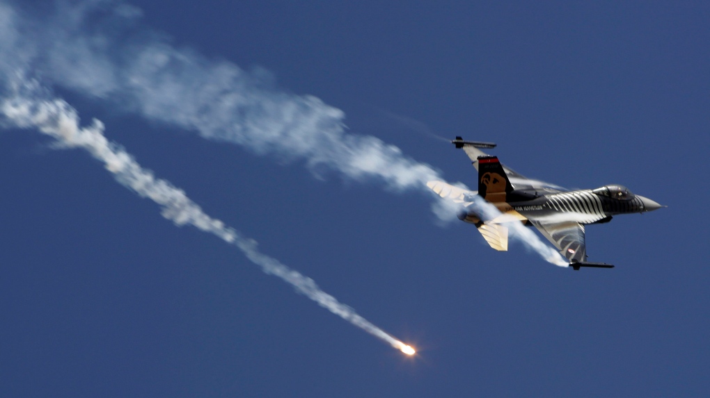 Một tiêm kích F-16 của Thổ Nhĩ Kỳ. Ảnh: AP