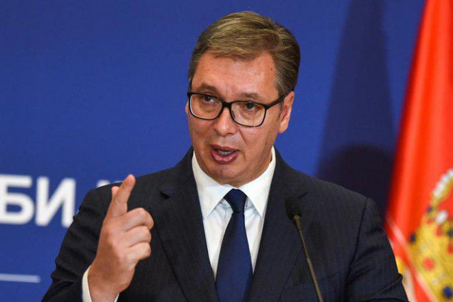 Tổng thống Serbia Aleksandar Vucic. Ảnh: Reuters