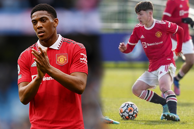 Martial xô xát với Dan Gore, cầu thủ đang thuộc biên chế U18 MU