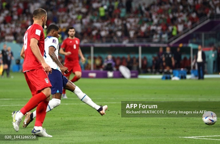 Marcus Rashford ghi bàn cho "Tam Sư" ngay sau khi vào sân từ ghế dự bị