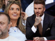 Đời sống Showbiz - David Beckham và dàn WAGs tuyển Anh trên khán đài trận thắng 6-2